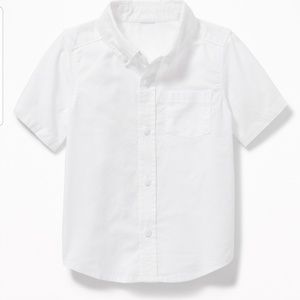 Boys White Button down
